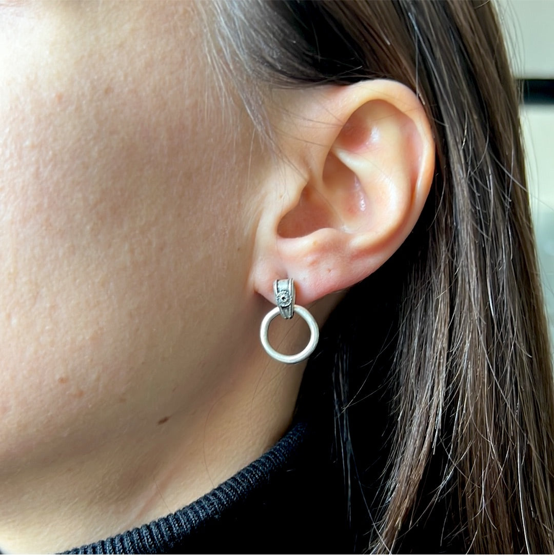 Boucle d'oreille " La bélière de Sol "