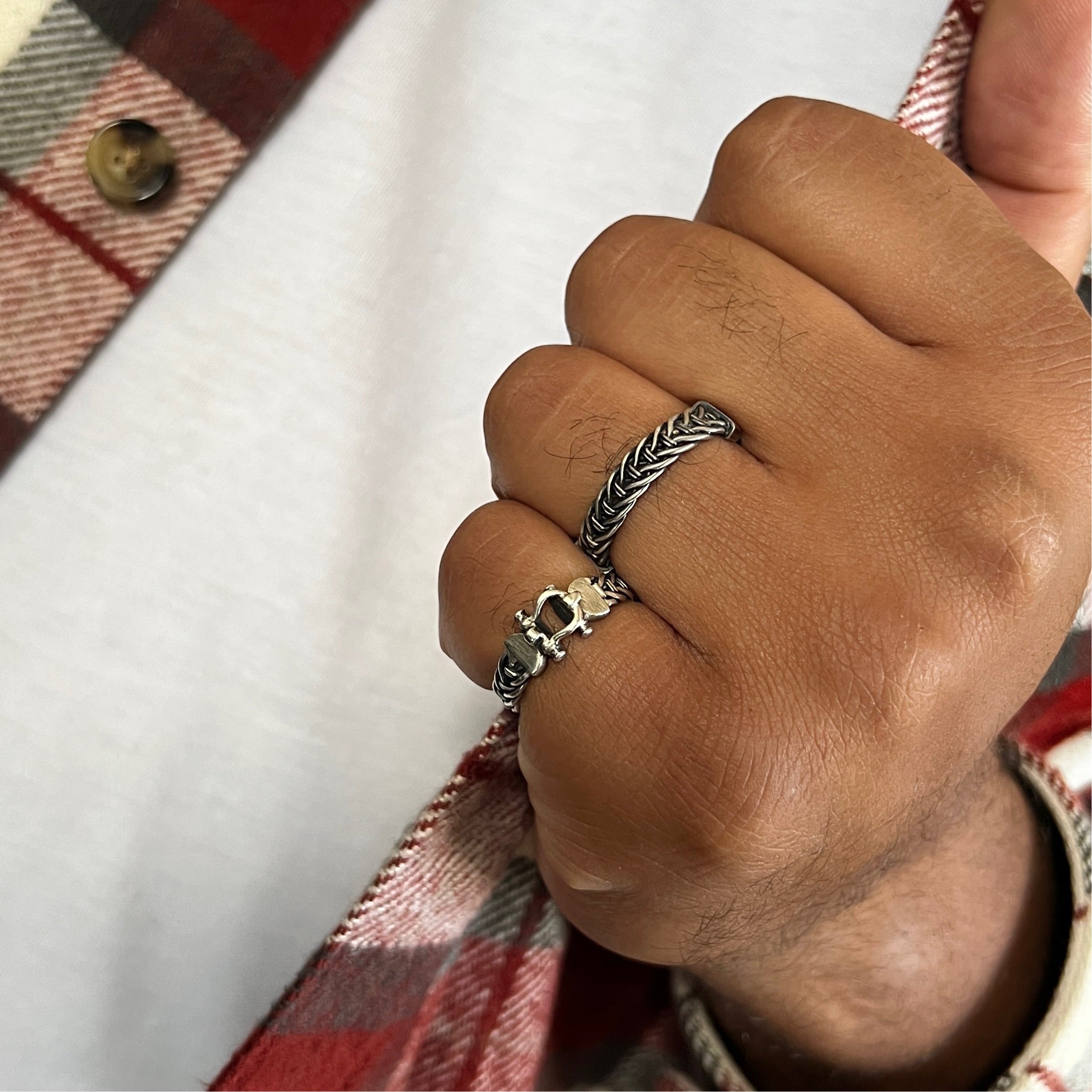 Bague " Crochet Tressé "